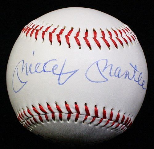 Mickey Mantle Signed Autographed Baseball Ball Yankees UDA AUE36240