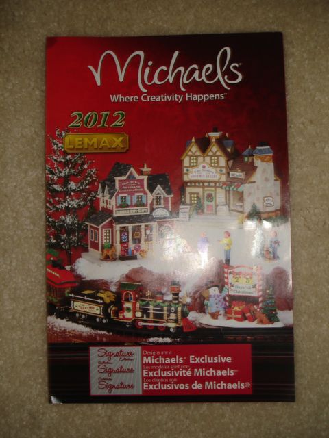 2012 CHRISTMAS VILLAGE COLLECTION CATALOG BOOKLET MICHAELS CRAFT STORE