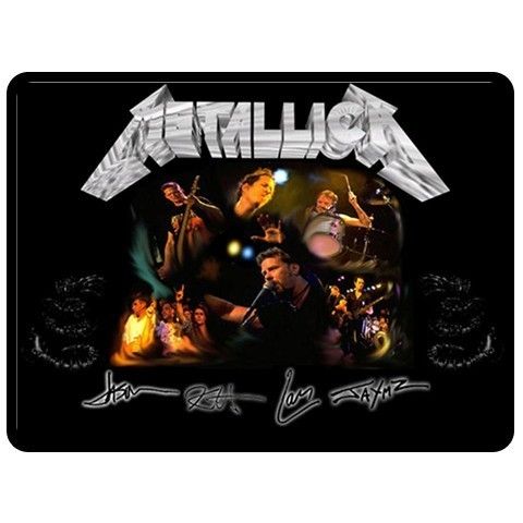 New Metallica Fleece Throw Blanket Extra Large 60X80