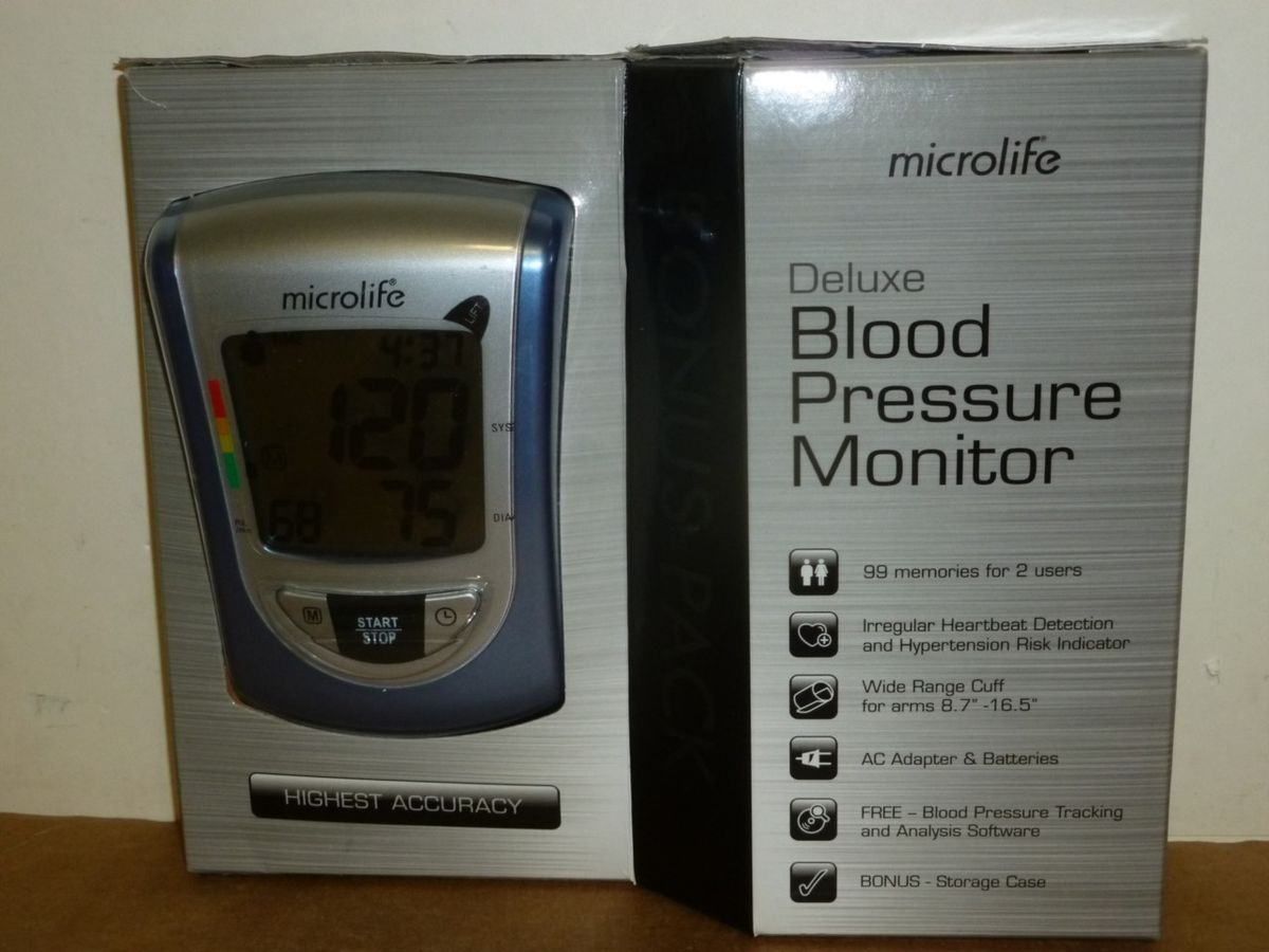 Microlife Deluxe Blood Pressure Monitor BP3NQ1-4W unit only #1B66