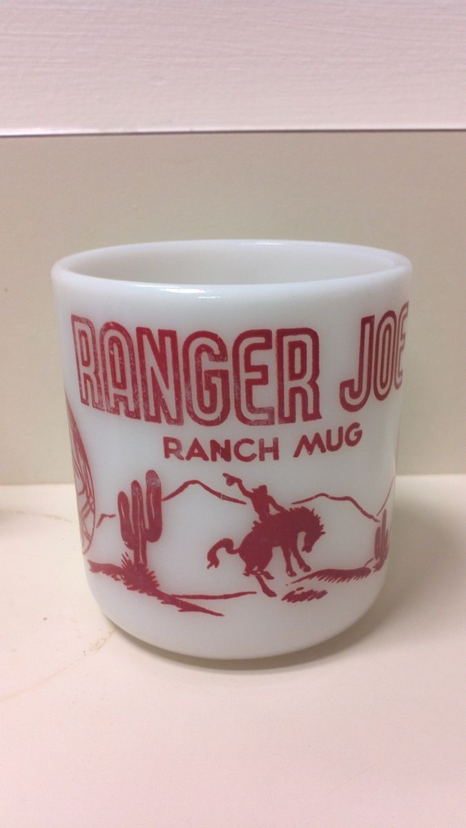 Vintage Ranger Joes Childs Mug Anchor Hocking