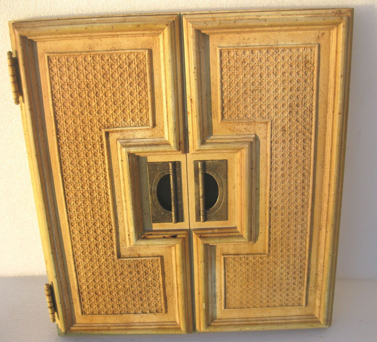 Vintage Shabby N Chic Dafodil Yellow Cabinet Cupboard Door