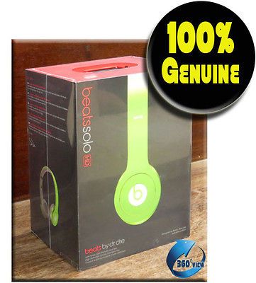 Beats by Dr. Dre Studio Headband Headphones   Green   BRAND NEW