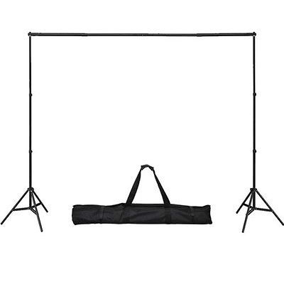 10Ft Adjustable Background Support Stand Photo Backdrop Crossbar Kit