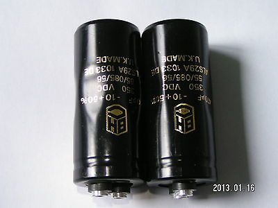 BHC 470uF 350V N.O.S. 2pcs.caps   Audio Note, Audio Innovations, Sonic