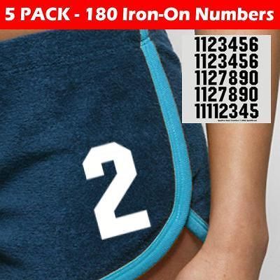 Rhinestone Jersey Number Transfers 0 1 2 3 4 5 6 7 8 9 Iron On Bling