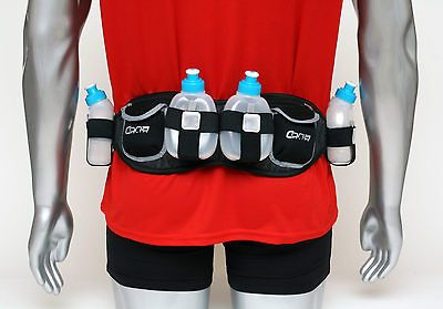 Running belt 4 bottles 0.7litre 4pockets  Gels water