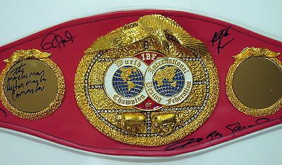 Joe Frazier, Sugar, Camacho, Jones Jr & More Signed IBF Boxing