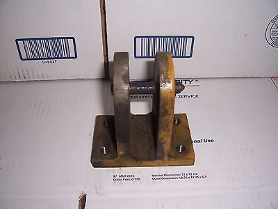 CYLINDER BRACKET U SHAPED 7/16 CLEVIS PIN 4x 2 1/2 BASE 4 HOLE