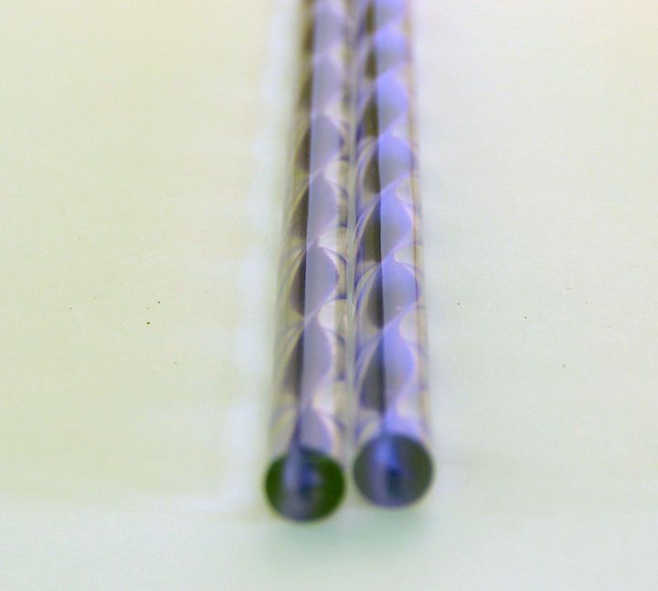 Cool Decorative unique Acrylic Rods  2 x 24 (two rods) Color Design