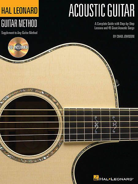 The Hal Leonard Acoustic Guitar Method BOOK/CD TAB Instruction + 45