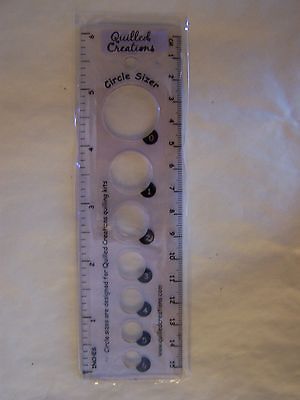 Circle Sizer Ruler Quilling Tool