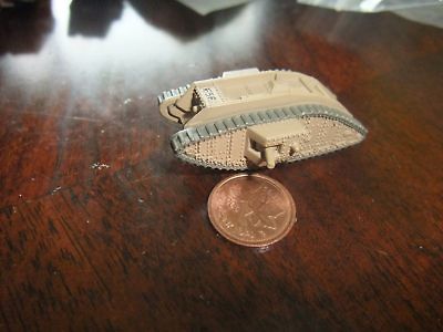 MICRO MACHINE Mk IV ( 4 ) Male WW1 tank **FREE CA & US POSTAGE**