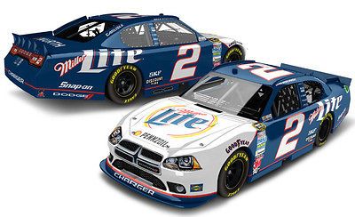 2012 BRAD KESELOWSKI #2 MILLER LITE RETRO 164 ACTION NASCAR DIECAST