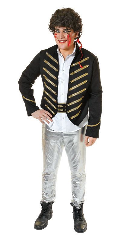 ADULT MENS 80s ADAM ANT PRINCE CHARMING NEW ROMANTIC FANCY DRESS