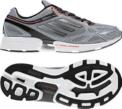 ADIDAS Kids Adizero Rush JR Running Shoes Metallic Silver/Black $80