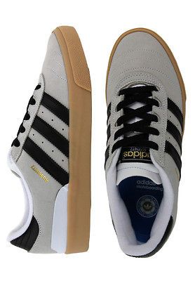 Adidas Busenitz Vulc Skate Shoes   Running White/Black   NEW