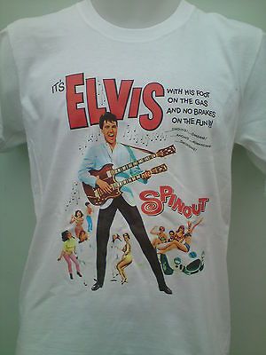 ELVIS PRESLEY SPINOUT TSHIRT sun studios records dvd poster memphis