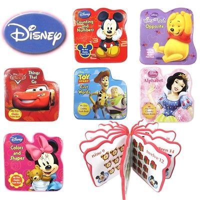 Baby Pre school Educational Disney Mini Foam Story Board Reading Book