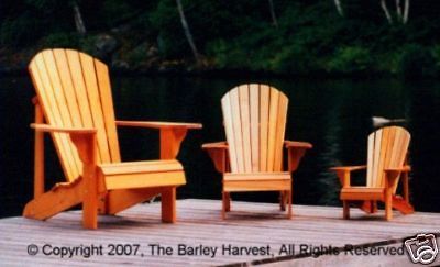 Childrens Adirondack Chair Plans (Youth, Junior, Child)   FULL SIZE