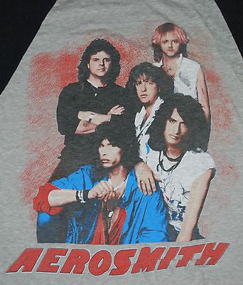 VINTAGE AEROSMITH BACK IN THE SADDLE 84 T  SHIRT 1984 1980S L