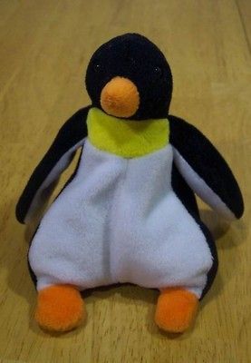 TY Beanie Babies WADDLE PENGUIN 6 Plush Stuffed Animal