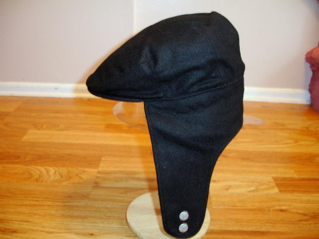 KANGOL Black Wool Bugatti Cap