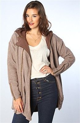 Karmaloop Nikita The Amealco Hooded Dolman Sweatshirt Tan