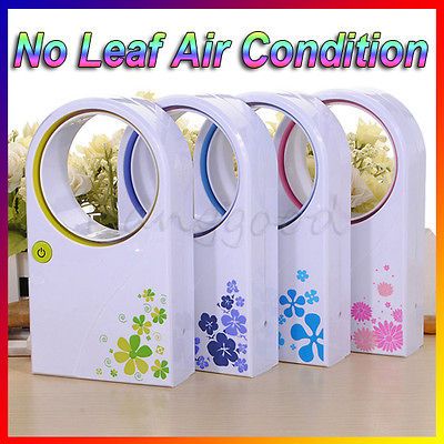 Bladeless Fan Refrigeration No Leaf Air Conditioner USB Desktop