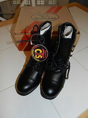 NIB DEVON AIRE (3) Black English Riding Boots MUST HAVE 