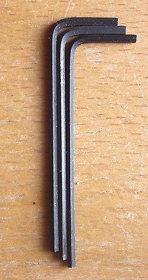 HANDY 3 X 2mm STEEL ALAN KEYS / STEEL TOOLS