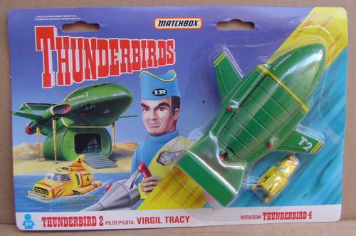 THUNDERBIRD 2 + 4   VIRGIL TRACY   MATCHBOX   THUNDERBIRDS 1992 1993