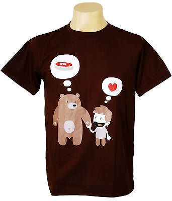 Banksy Bear Love Kid Steak Graphic Funny T Shirt Graffiti Art Sz M