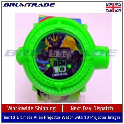 Alien Force Kids & Children Projector Watch 10 Projection Images