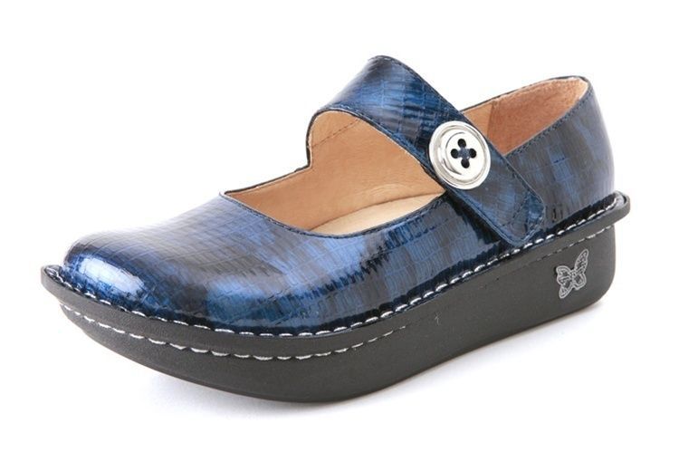 Alegria Womens Paloma Blue Tile Clog 133 Size US 9.5 10 / EU 40