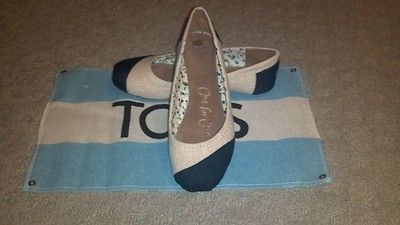 Toms Alessandra Burlap Flats