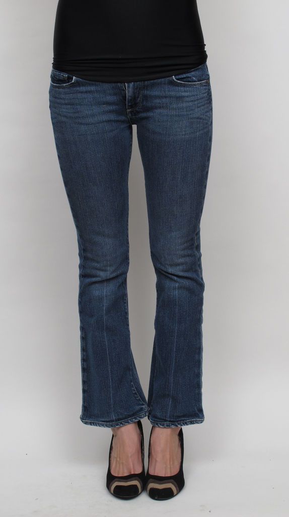 Paige Premium Denim Hidden Hills High Rise Boot Cut Stretch Maternity