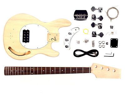 Unfinished GK SMS 10 Electric Bass Guitar Kit DIY Project   New Make