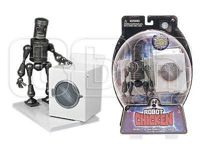 HUMPING ROBOT figure ACTION HIPS & WASHING MACHINE adult swim ROBOT