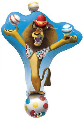 42 BALLOON new MADAGASCAR 3 ALEX the LION movie PARTY favors JUNGLE