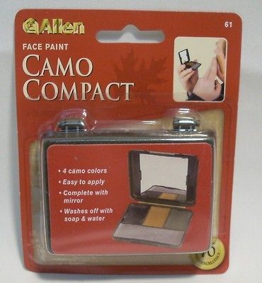 Allen Four Color Camo Camouflage Face Paint Compact Hunting Military w
