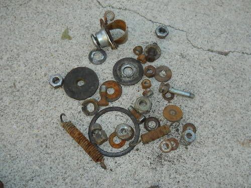 75 Bultaco Alpina 250 Chassis Nuts Bolts Parts Lot