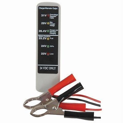 BATTERY & ALTERNATOR TESTER 4WD MARINE TRUCK 24v