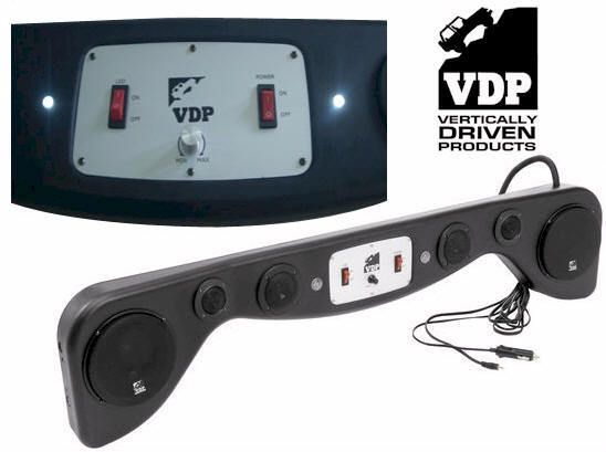 RANGER RHINO VDP AMPLIFIED 6 SPEAKER SOUND BAR IPOD  100 WATT 6 LED