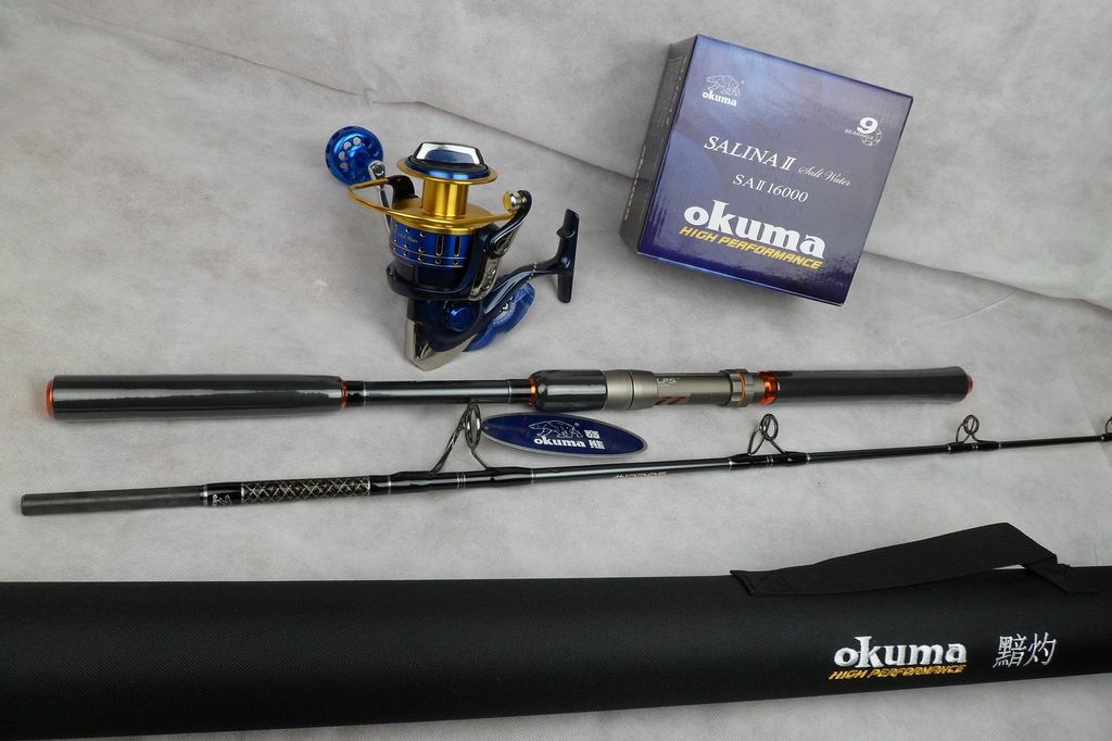 OKUMA ANDROS SALTWATER A S 602 MH 6 SPINNING JIGGING ROD 2PCS on PopScreen