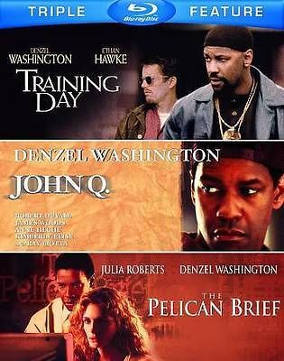 JOHN Q./THE PELICAN BRIEF/TRAINING DAY   NEW BLU RAY BOXSET