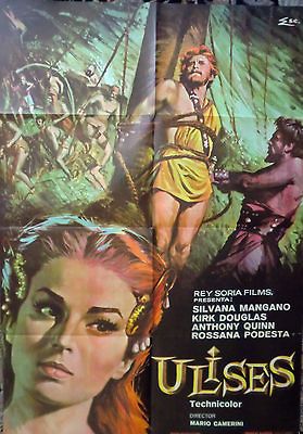 Spain Orig One Sheet Poster KIRK DOUGLAS SILVANA MANGANO ANTHONY QUINN