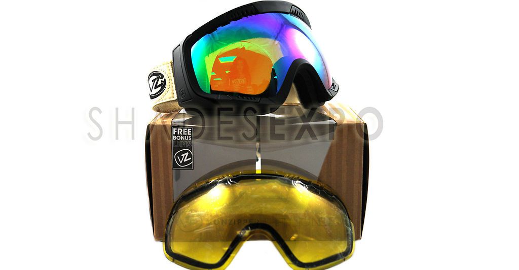 NEW Von Zipper Goggle VZ FEENOM BLACK SIN AUTH