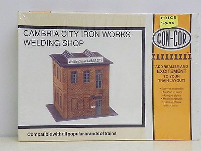 CON COR HO U/A CAMBRIA CITY IRON WORKS WELDING SHOP PLASTIC MODEL