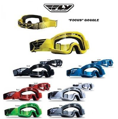 FLY RACING FOCUS MX Dirt Bike Honda Kawasaki Suzuki Yamaha Googles